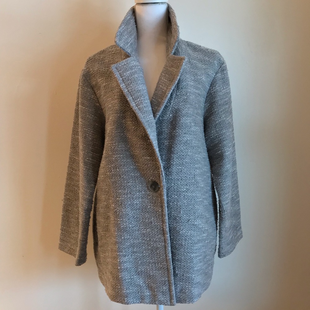 ANN TAYLOR LOFT size L oversized blazer coat!